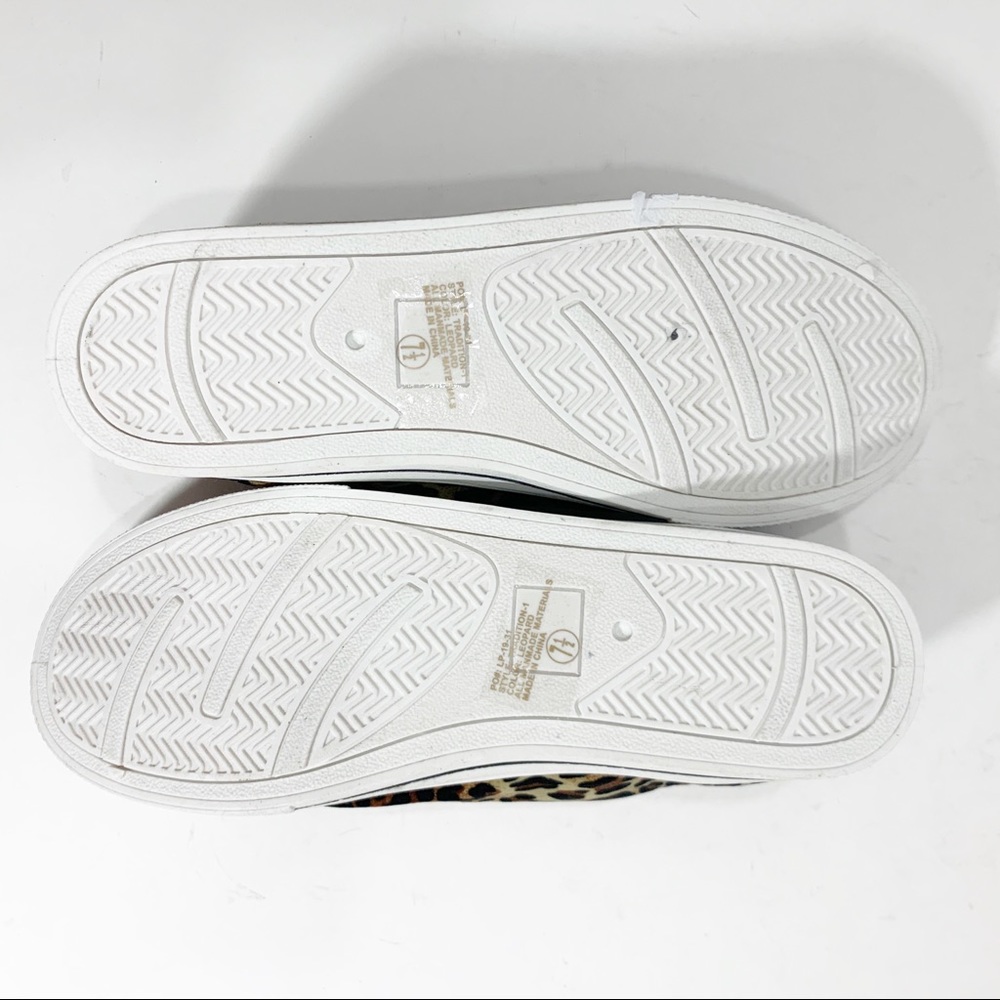 Velvet Cheetah Girl Sneakers - Picture 7 of 8